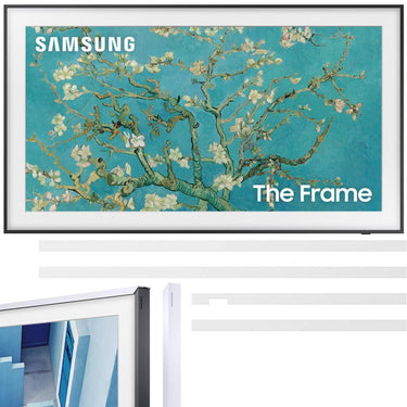 Samsung 32" The Frame QLED UHD Quantum HDR Smart TV w/ White Bezel (2023 Model)