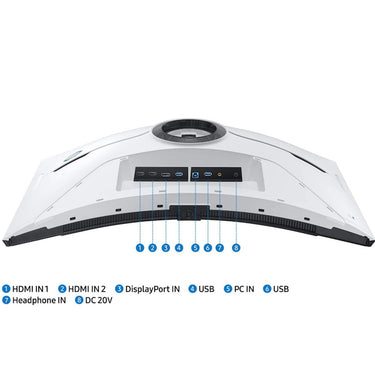 Samsung 32" Odyssey Neo G8 4K UHD 240Hz, Curved Gaming Monitor, Refurbished