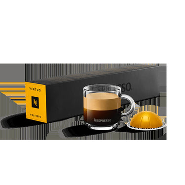 Nespresso Vertuo Voltesso Ristretto/Espresso Capsules, 10-Pack