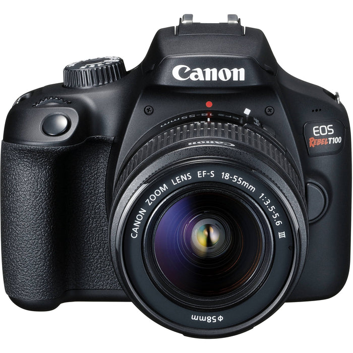 Canon EOS Rebel T100 / 4000D DSLR Digital Camera + 18-55mm F3.5-5.6 IS III Lens Kit