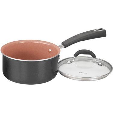 Cuisinart 11pc Ceramica XT Non-Stick Cookware Set + Knife Set + Cutting Board Bundle