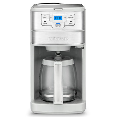Cuisinart Automatic Grind and Brew 12-Cup Coffeemaker Steel with 2 Year Warranty