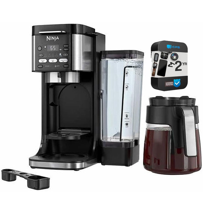 Ninja DualBrew Hot & Iced Coffee Maker Black Renewed with 2 Year Warranty