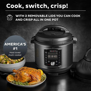 Instant Pot Pro Crisp & Air Fryer 8-quart Multi-Use Pressure Cooker & Air Fryer(Refurbished)
