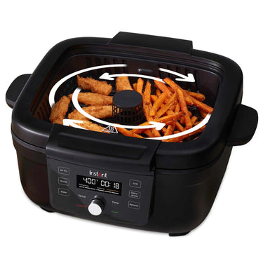 Instant Pot 6-in-1 Smokeless Indoor Grill & Air Fryer with OdorErase Technology(Refurbished)