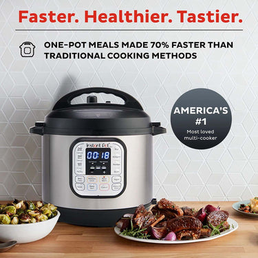 Instant Pot Duo 6-quart Multi-Use Pressure Cooker, V5 (Refurbished)
