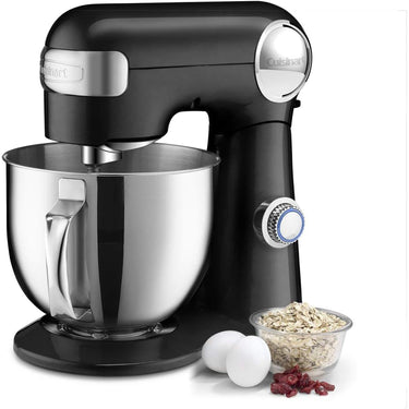Cuisinart Precision Master 5.5 Qt 12-Speed Onyx Black Stand Mixer, Refurbished