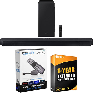 Samsung HW-QS730D Q-series Wireless Soundbar (2024) with Redeemable DIRECTV Gemini Air