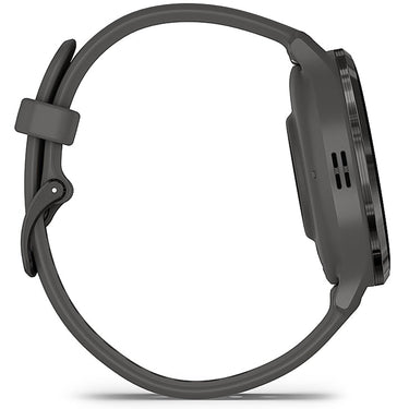 Garmin Venu 3S Health Fitness GPS Smartwatch Steel Bezel with Pebble Gray Case (41mm)