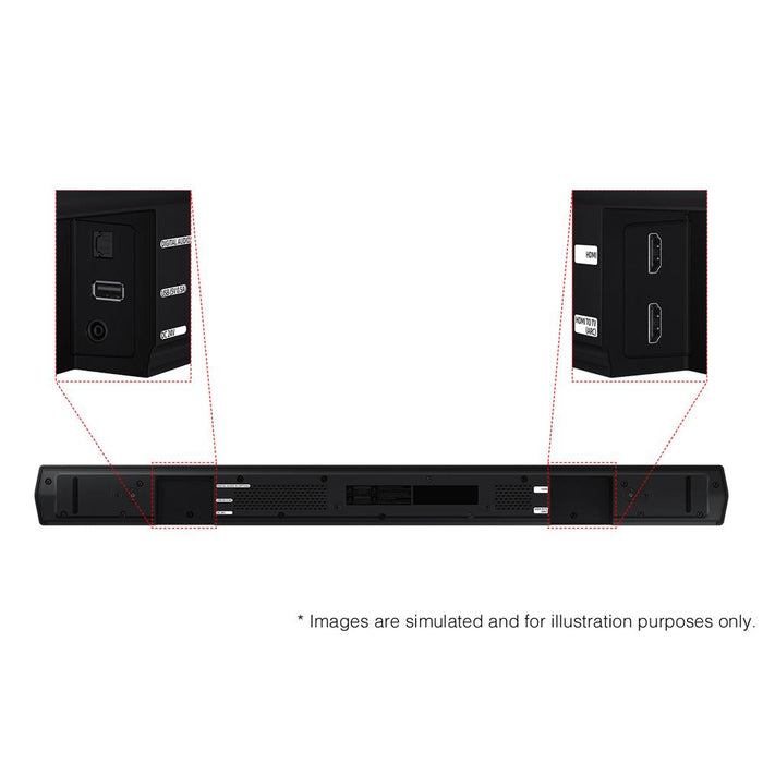 Samsung HW-B550D B-series 3.1 ch. DTS Virtual:X Soundbar 2024 + Surround Speakers Bundle