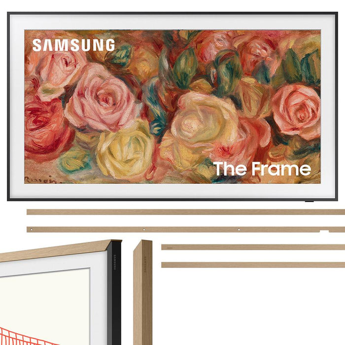Samsung 50 inch The Frame QLED 4K Smart TV 2024 with Bezel Modern Teak