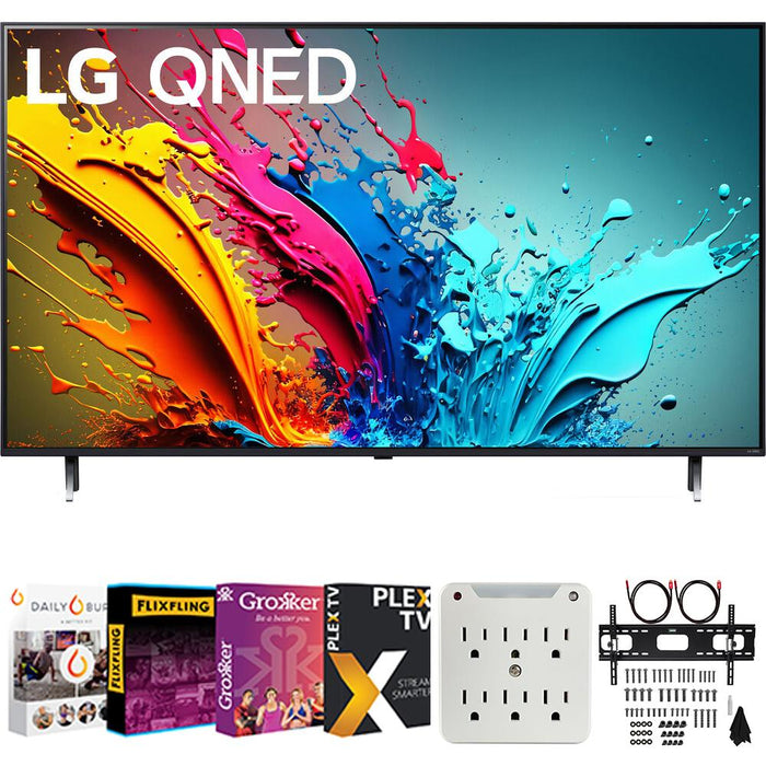 LG 65 Inch 4K HDR Smart NanoCell LED TV 2024 + Premiere Movies Streaming Bundle