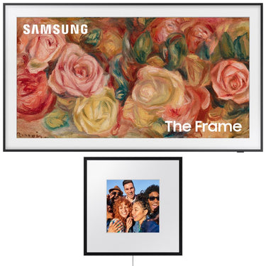 Samsung 43" The Frame QLED 4K Smart TV (2024) + Photo Music Frame Smart Speaker Bundle
