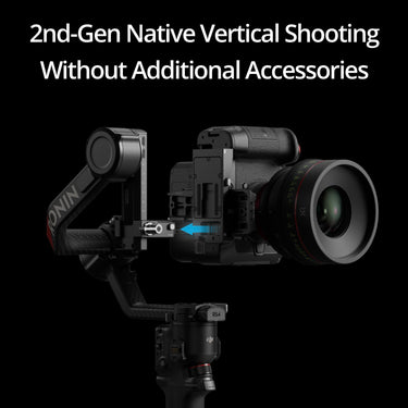 DJI RS 4 Pro Enhanced 3-Axis Gimbal Stabilizer with Extended Battery & Dual Motors