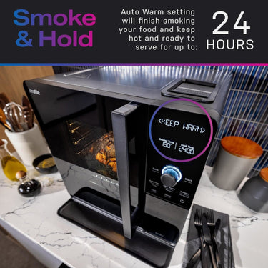 GE Profile Smart Indoor Smoker - Black