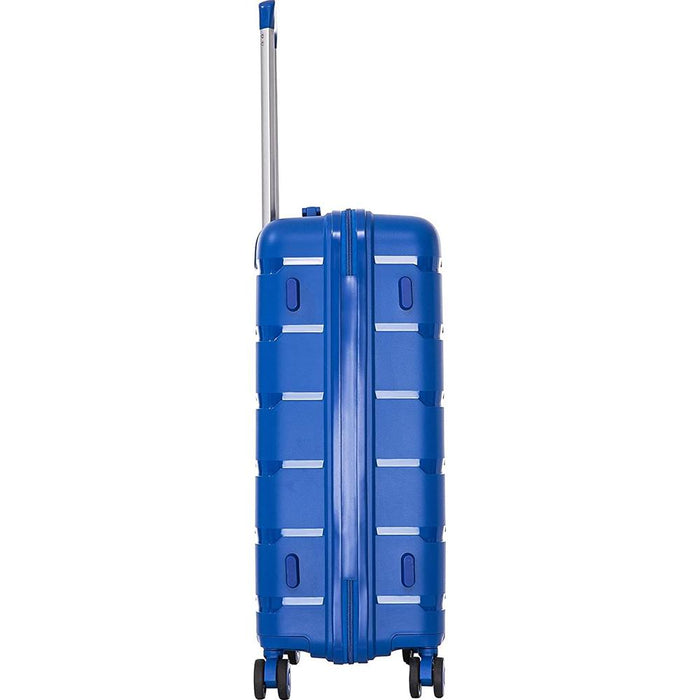 Rockland Pasadena 3 Piece Hardside Luggage Nested Spinner Set (19"/23"/27") Blue - F252