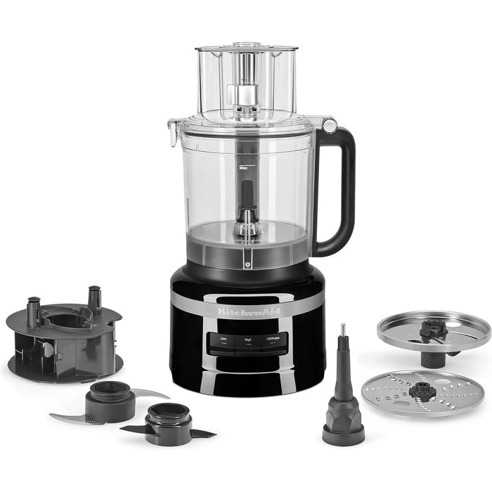 KitchenAid 13-Cup All In One Food Processor, Onyx Black - Open Box
