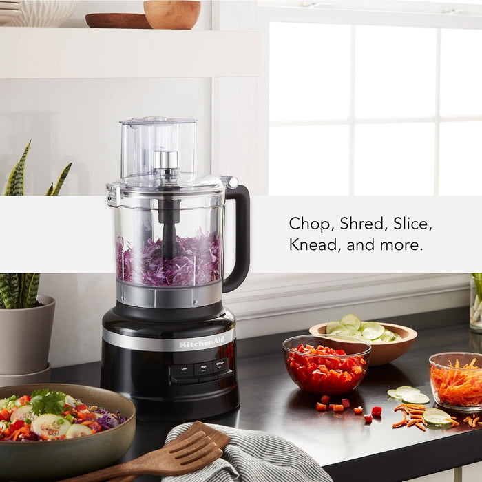 KitchenAid 13-Cup All In One Food Processor, Onyx Black - Open Box