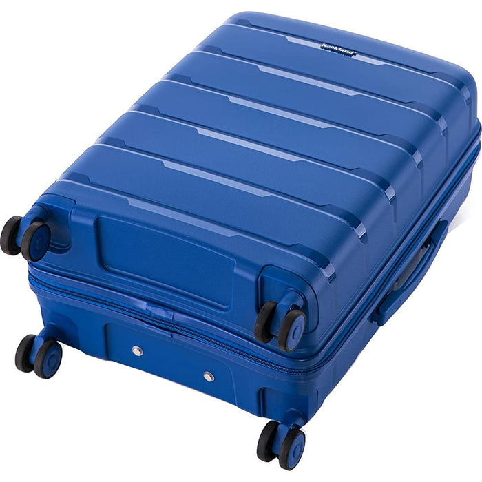 Rockland Pasadena 3 Pc Hardside Luggage Nested Spinner Set (19"/23"/27") Blue - Open Box
