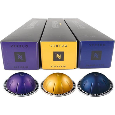 Nespresso  Voltesso, Altissio, & Diavolitto Ristretto Capsules (1.35 fl oz) Bundle
