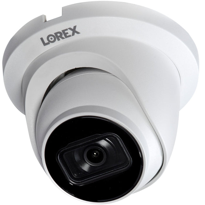 Lorex IP Wired Dome Security Camera with Listen-In Audio and Motion Detection (white)