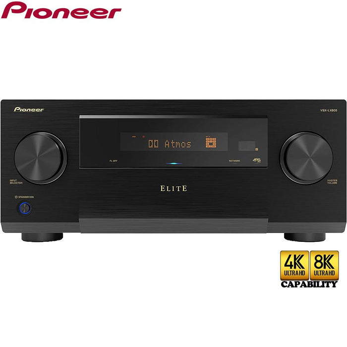 Pioneer Elite VSX-LX805 11.4 Channel AV Receiver - (Renewed)