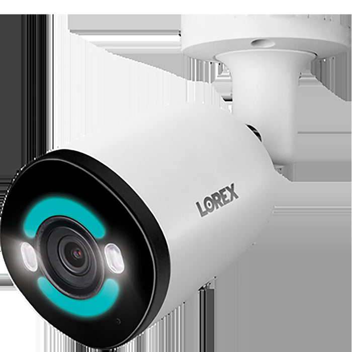 Lorex H30 - 4K+ 12MP IP Wired Bullet Security Camera with Security Lighting