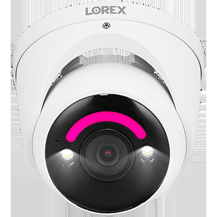 Lorex H30 - 4K+ 12MP IP Wired Dome Security Camera with Smart Security Lighting