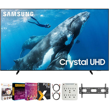 Samsung 98" DU9000 Crystal UHD LED 4K Smart TV 2024 with Movies Streaming Pack