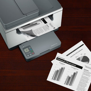 Hewlett Packard LaserJet M234sdw Wireless Black-and-White Laser Printer, White & Slate