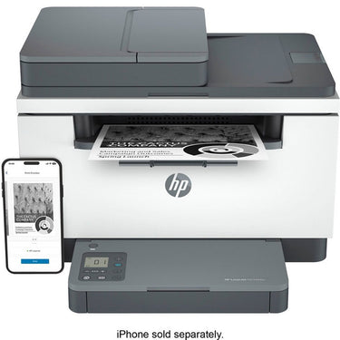 Hewlett Packard LaserJet M234sdw Wireless Black-and-White Laser Printer, White & Slate