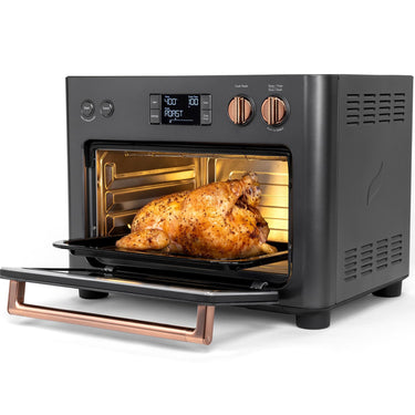 Cafe Couture Oven with Air Fry: 14 Modes, Large Capacity, Black - Refurbished