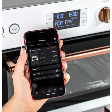 Cafe Couture Oven with Air Fry: 14 Modes, Large Capacity, White - Refurbished