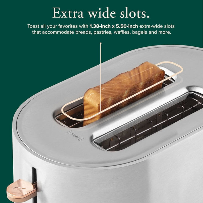Cafe Express Finish 2-Slice Toaster, Stainless Steel - (Refurbished)