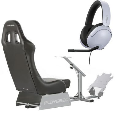 Playseat Evolution Gaming Chair (Black) + Premium Sony INZONE H3 Gaming Headset