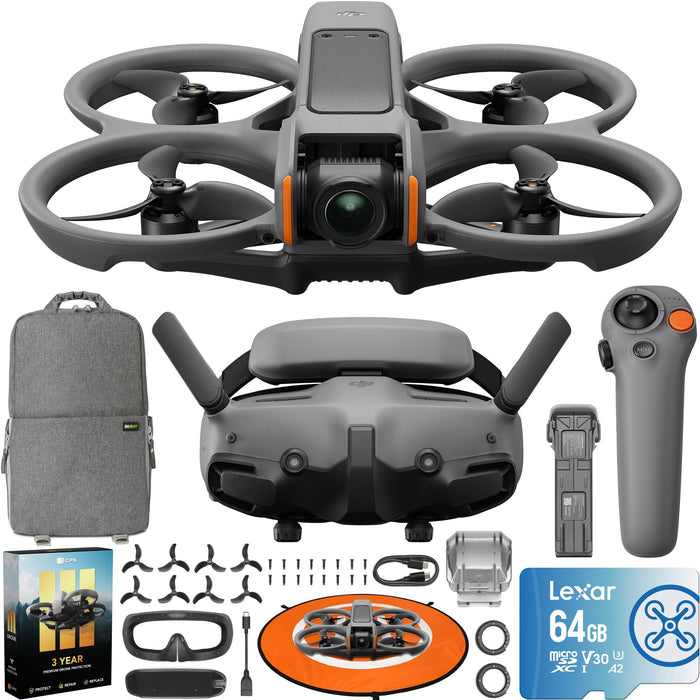 DJI Avata 2 FPV Drone Fly More Combo (1 Battery) + Goggles 3 & RC Motion 3 Kit