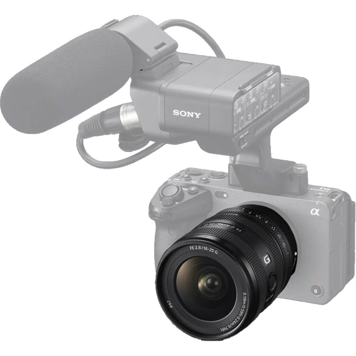 Sony FE 16-25mm F2.8 G Compact, Wide Zoom Lens + Lexar 128GB SDXC Memory Card