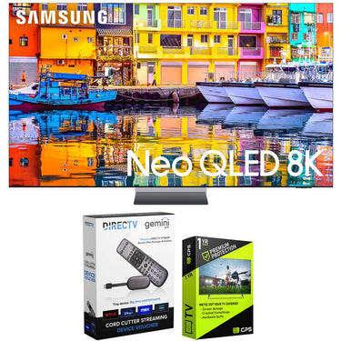 Samsung 85" Neo QLED 8K Smart TV (2024) Bundle with Redeemable DIRECTV Gemini Air