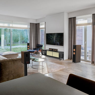 Klipsch RP-404C II Speaker: Enhanced Tweeter Ebony +Deco Gear Wire +Banana Plugs