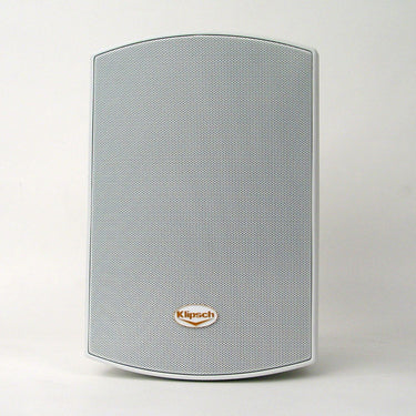 Klipsch AW-525 Outdoor Speaker - White (Pair) +Deco Gear Wire +Banana Plugs