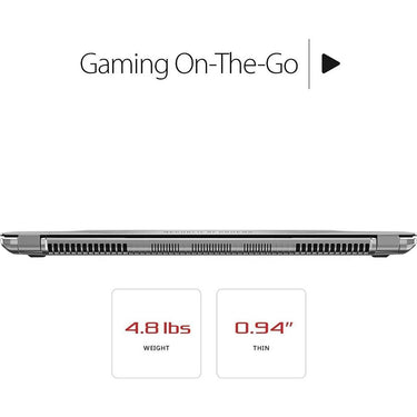 ASUS - NOTEBOOKS ROG GL502VM-DS74 I7-7700HQ 2.8G 16GB 128GB SSD+1TB 15.6IN W10