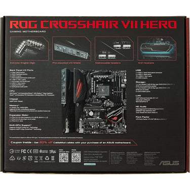 ASUS - MOTHERBOARDS ROG CROSSHAIR VII HEROAMD RYZEN 2