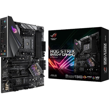 ASUS - MOTHERBOARDS ROG STRIX B450-F GAMING AM4 MAX-64GB DDR4 ATX PCIE USB