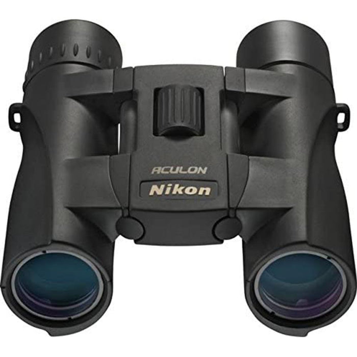 Nikon ACULON A30 10x25 Binoculars Black Renewed with 2 Year Warranty