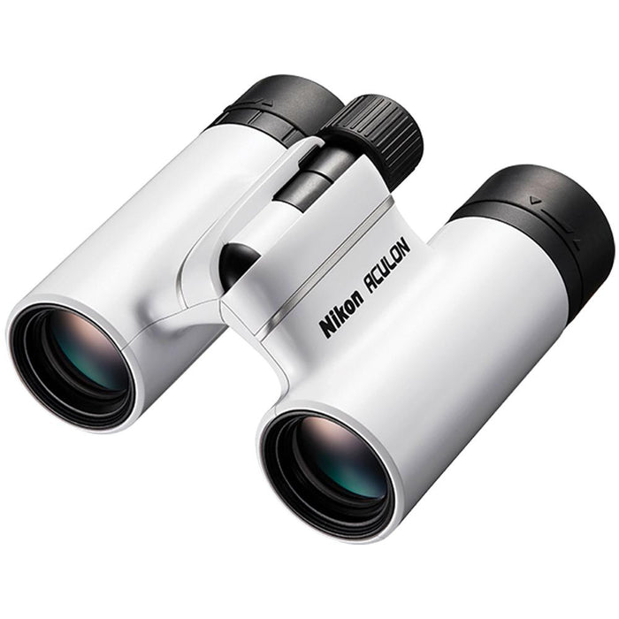 Nikon Aculon T02 8x21 Binoculars White Renewed with 2 Year Warranty