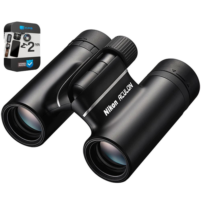 Nikon Aculon T02 10x21 Binoculars Black Renewed with 2 Year Warranty