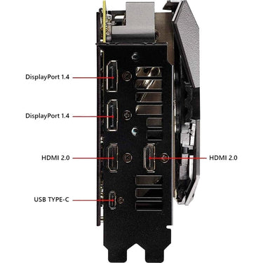 ASUS - VGA NVIDIA ROG-STRIX-RTX2080-O8G-GAMING 8G GDDR6 HDMI DP 1.4 USB TYPE-C