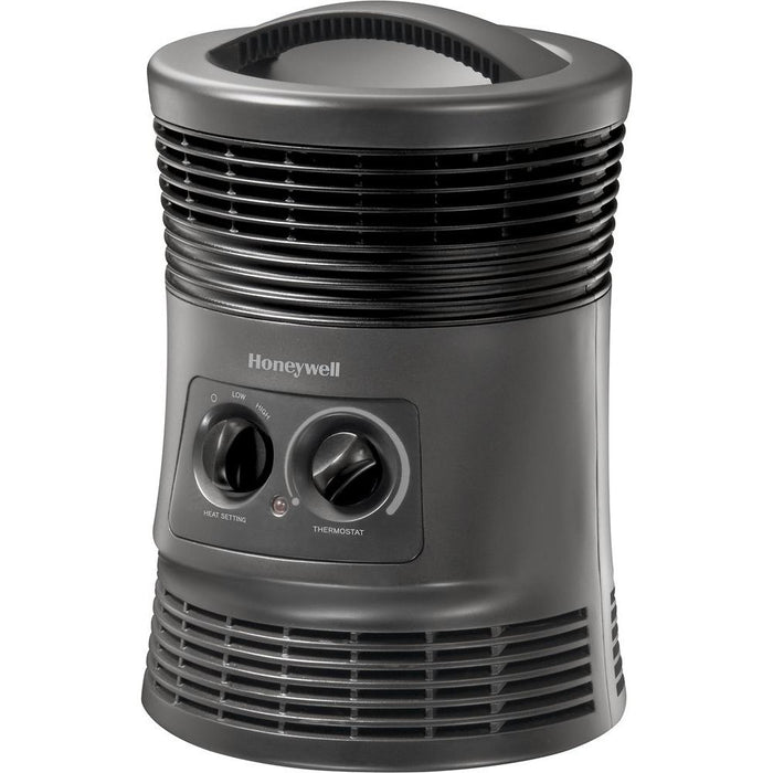 Honeywell 360 Surround Heater, Slate Gray (Renewed) + 2 Year Protection Pack