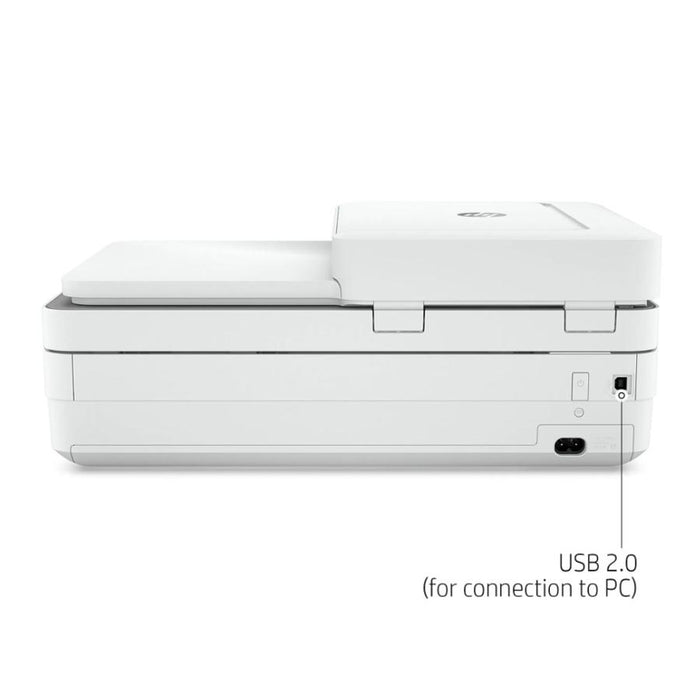 Hewlett Packard Envy 6458E Wireless Color All-in-One Printer (Renewed) + 2 Year Protection Pack