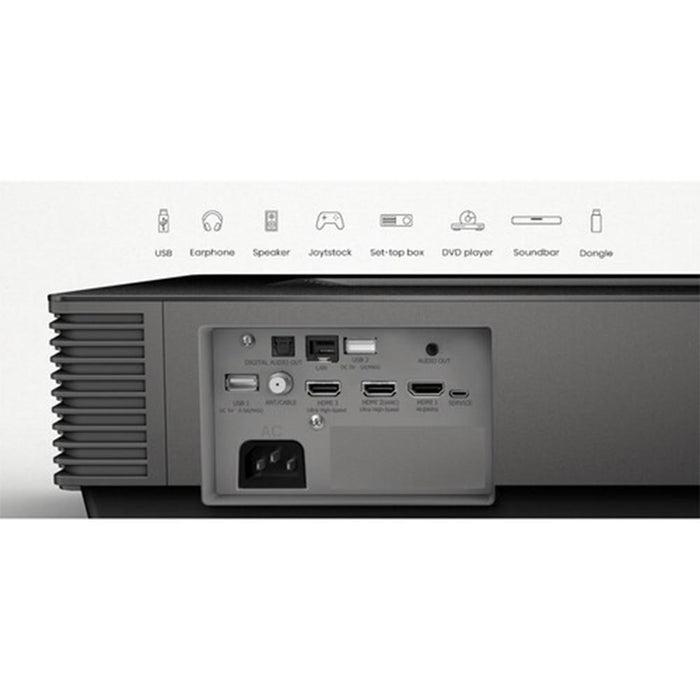 Hisense UHD 4K UST Laser Projector with 120in ALR Screen Renewed + 2 Yr Warranty